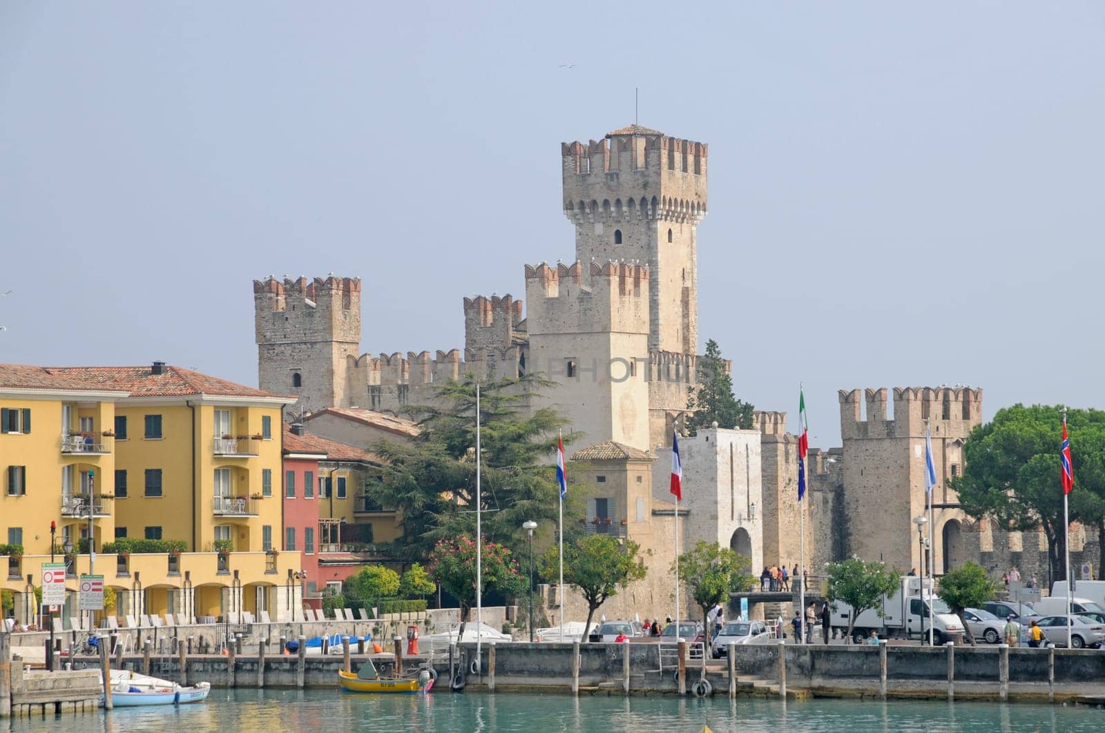 Scaliger Castle in Sirmione on Lake Garda
