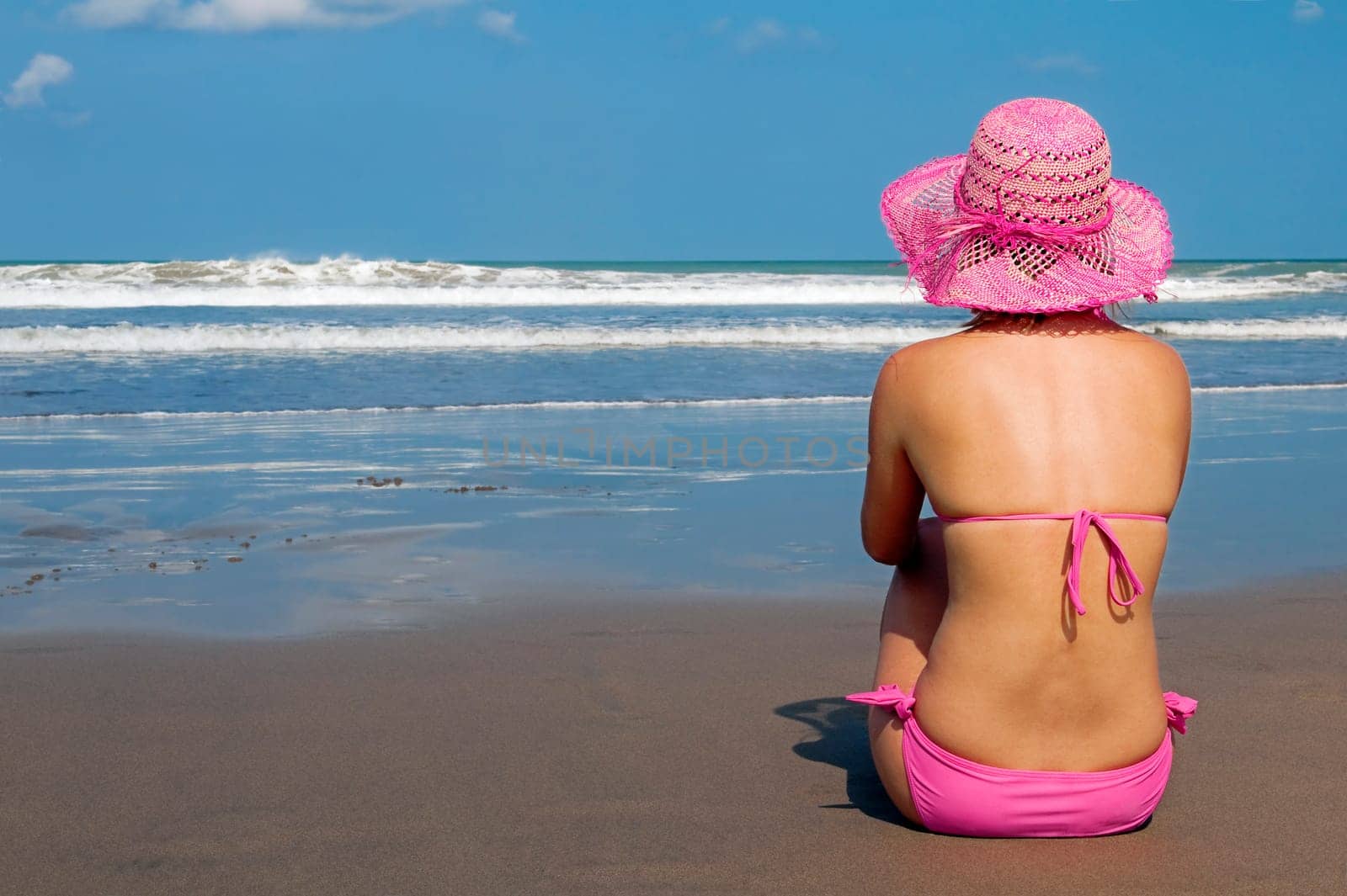 Woman on the beach