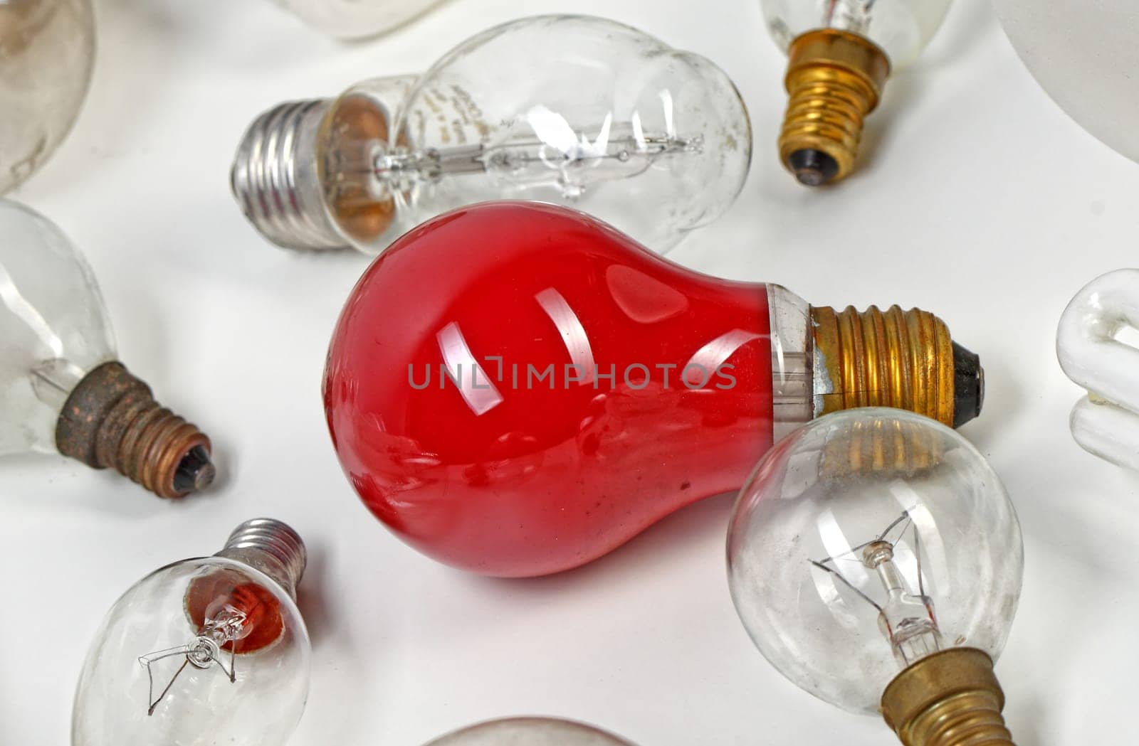 different light background