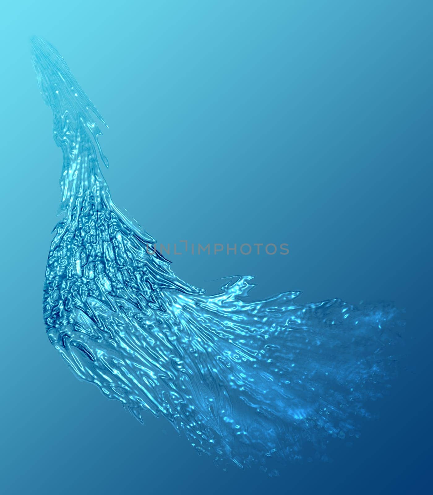 flowing water splash