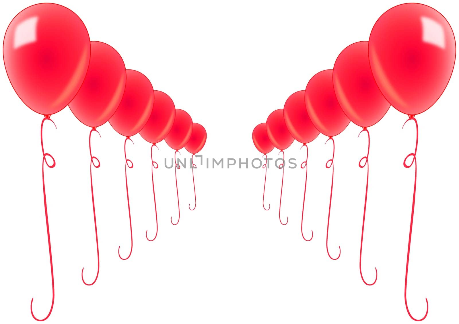 Red Balloons Trellis