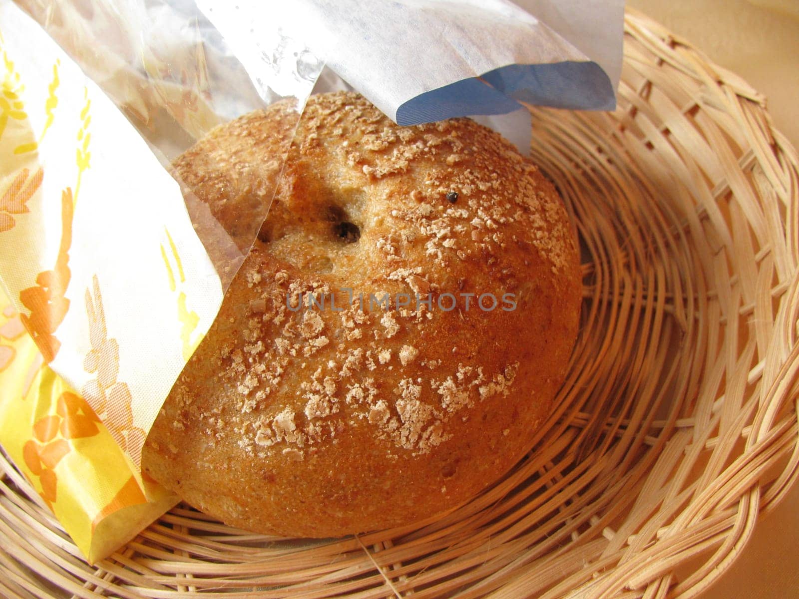Fresh baker's bread roll