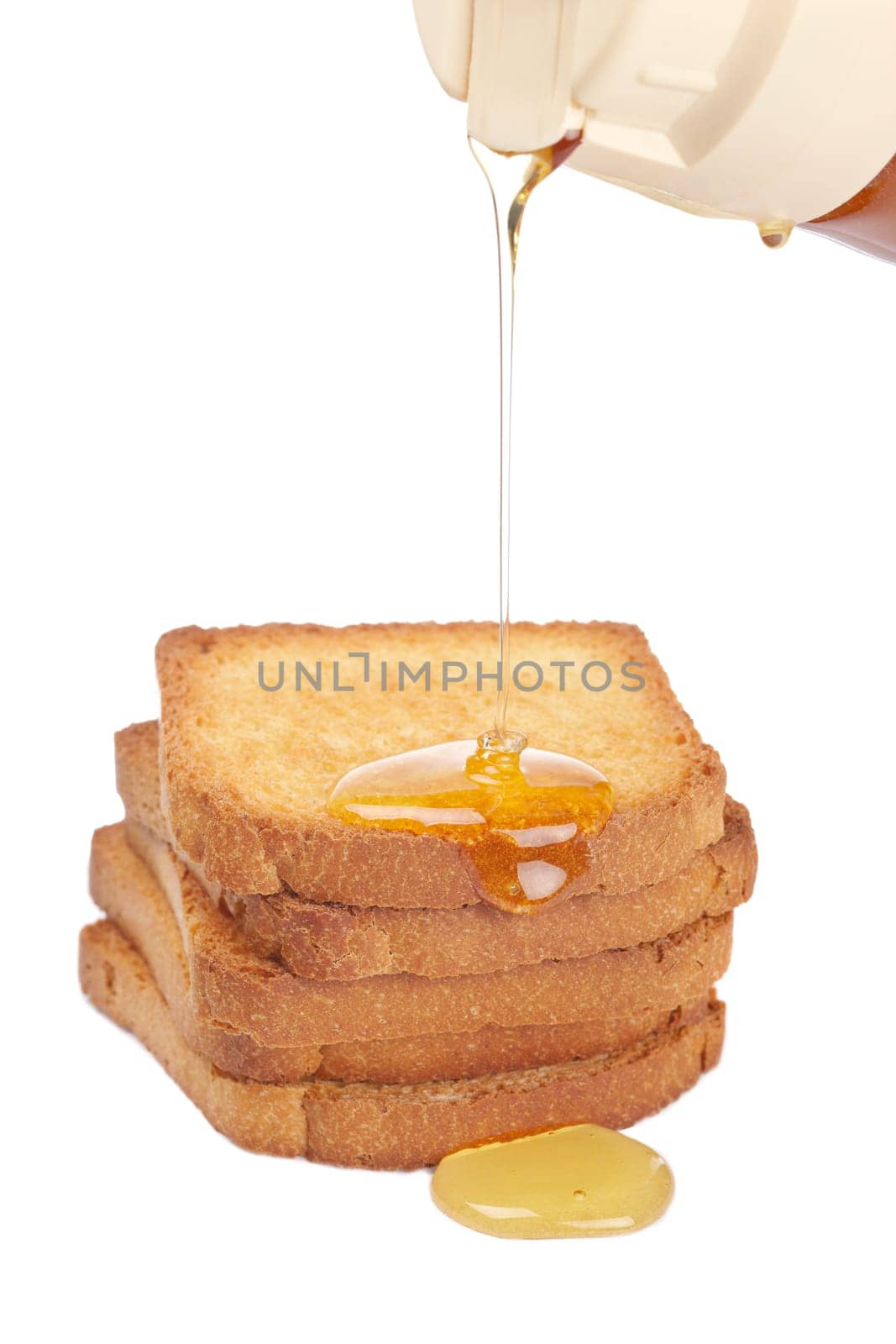 Pouring honey