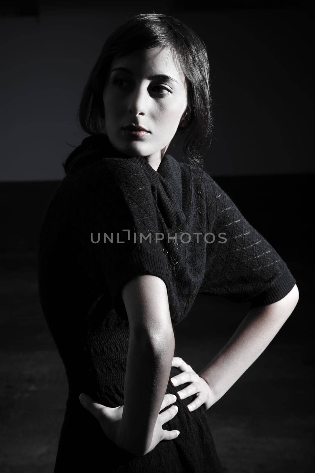 Black Dress Pose