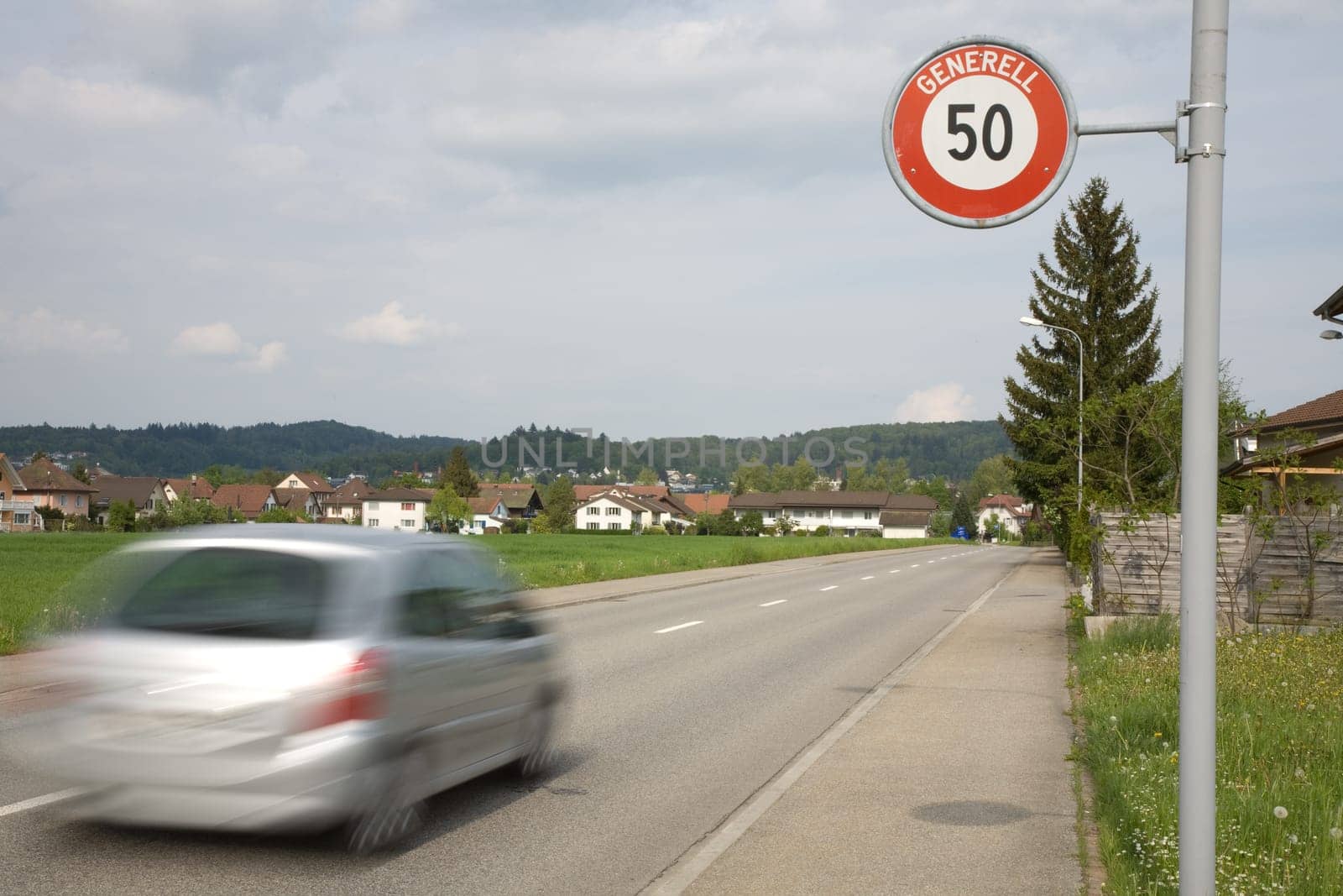 50kmh in built-up areas