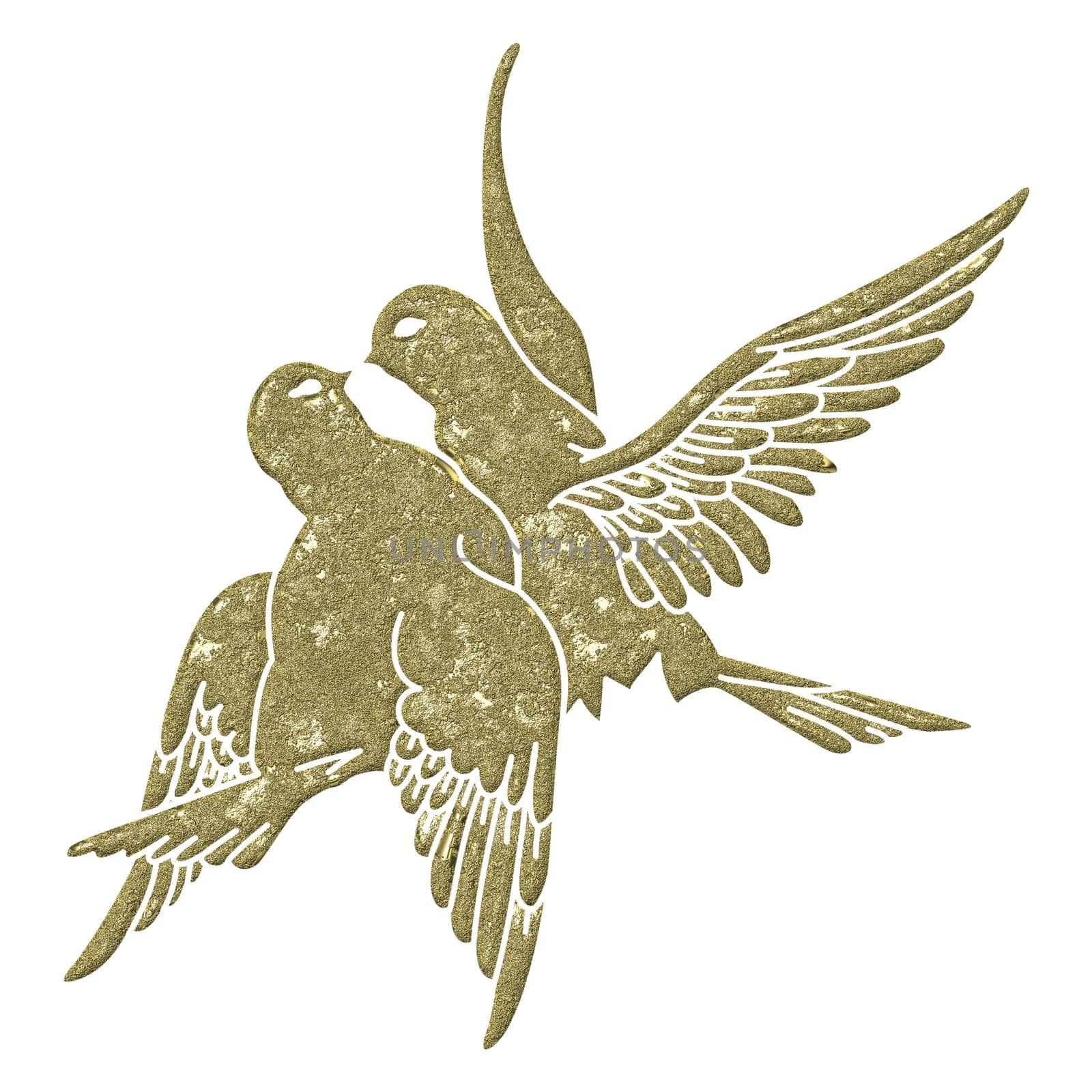 Design Element - Doves - Pair