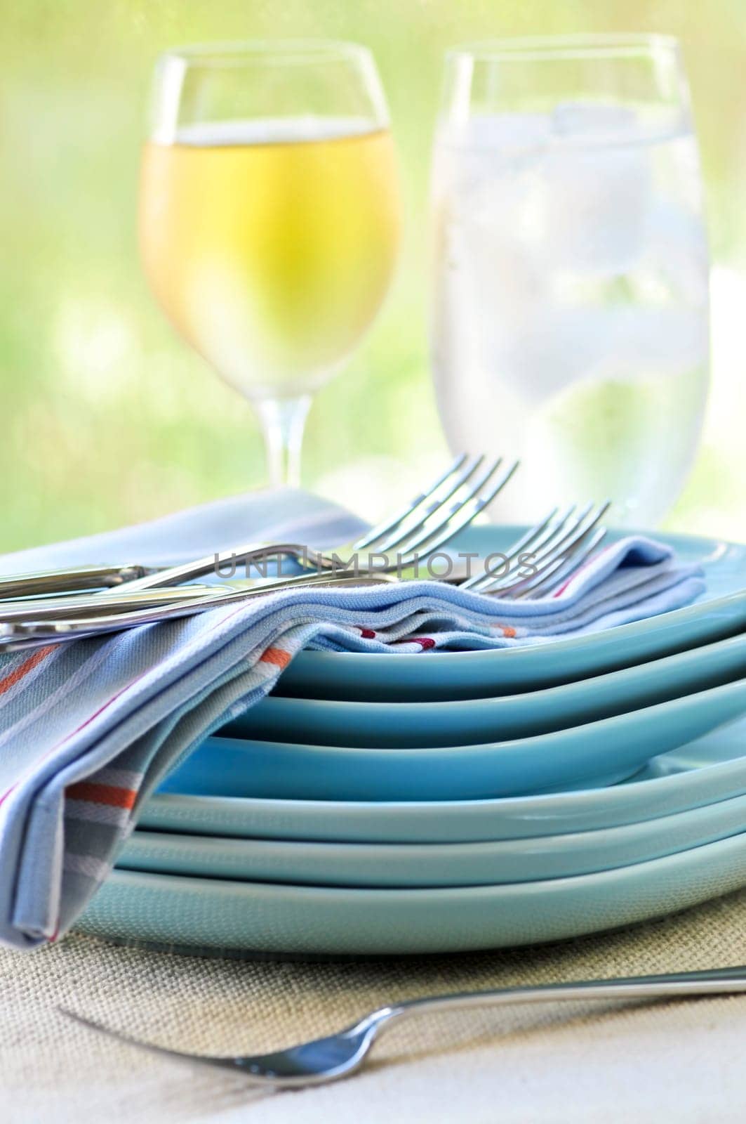 Plates and cutlery