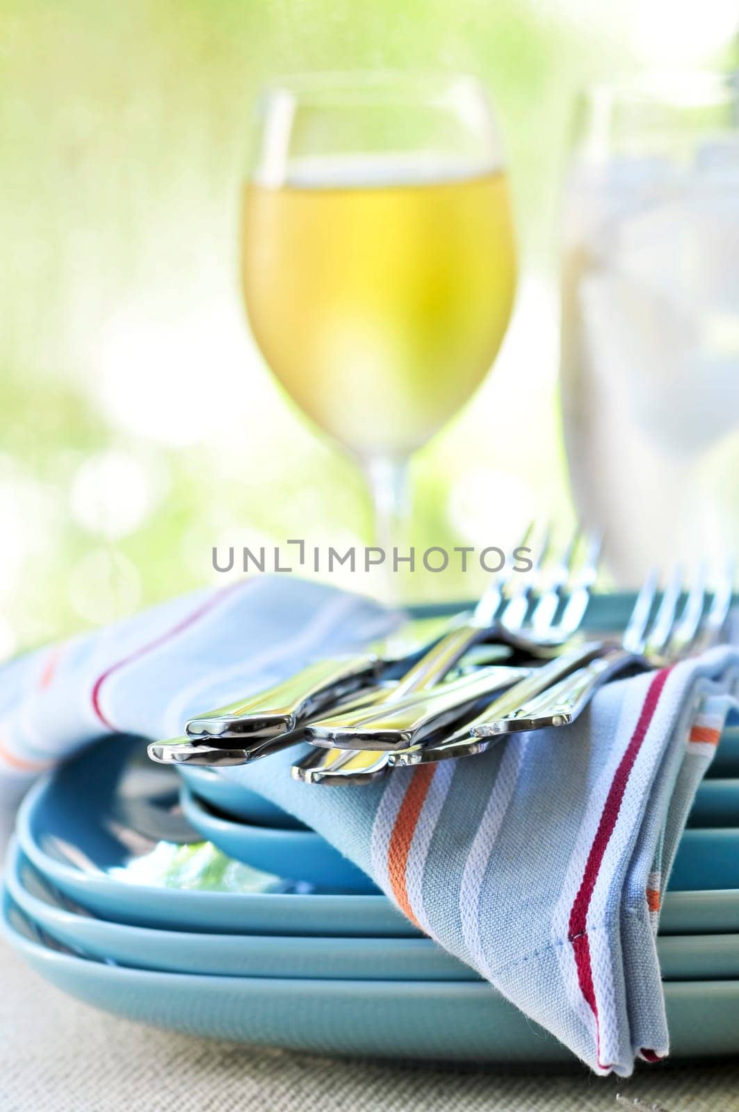 Plates and cutlery