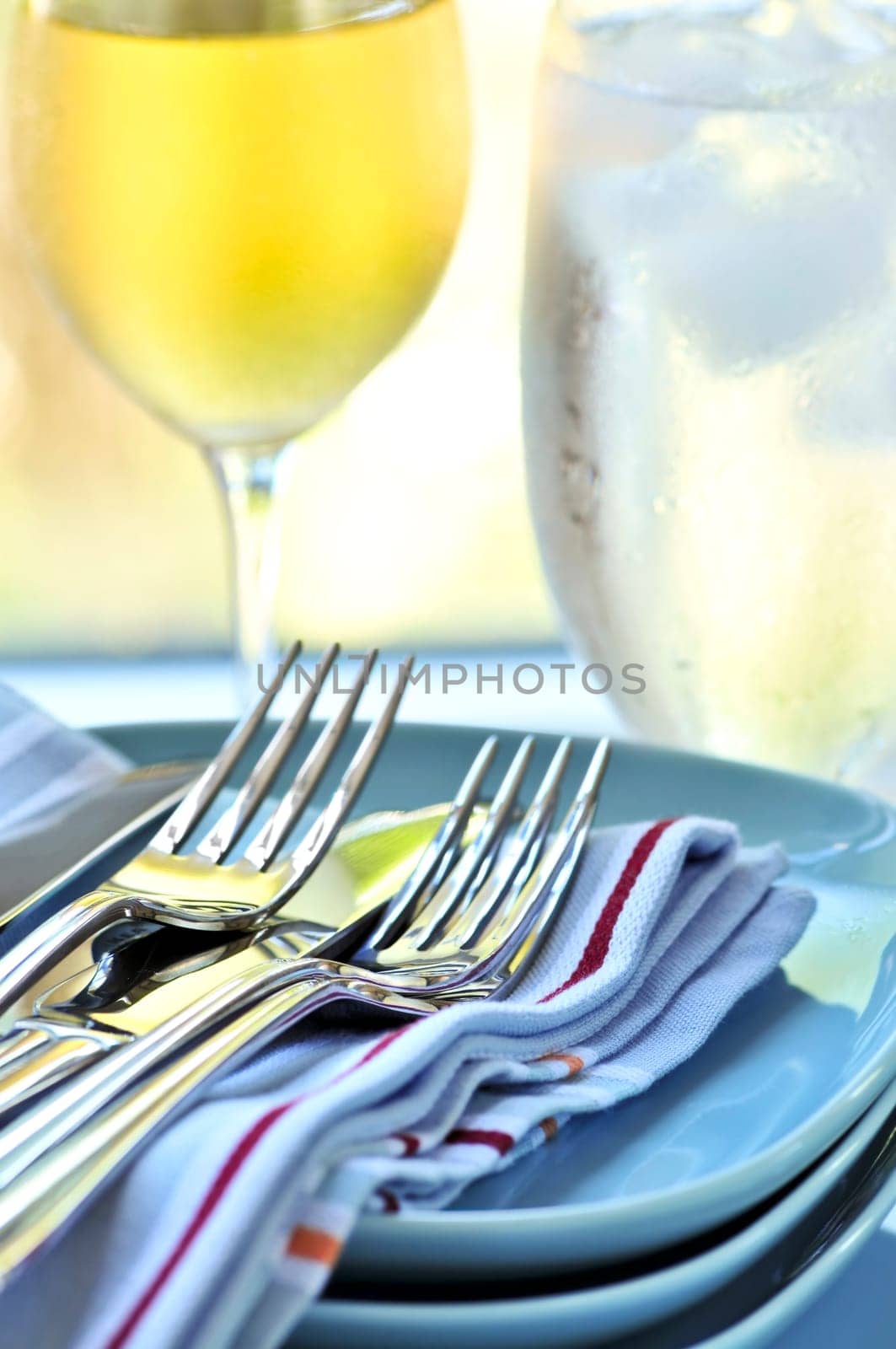 Plates and cutlery