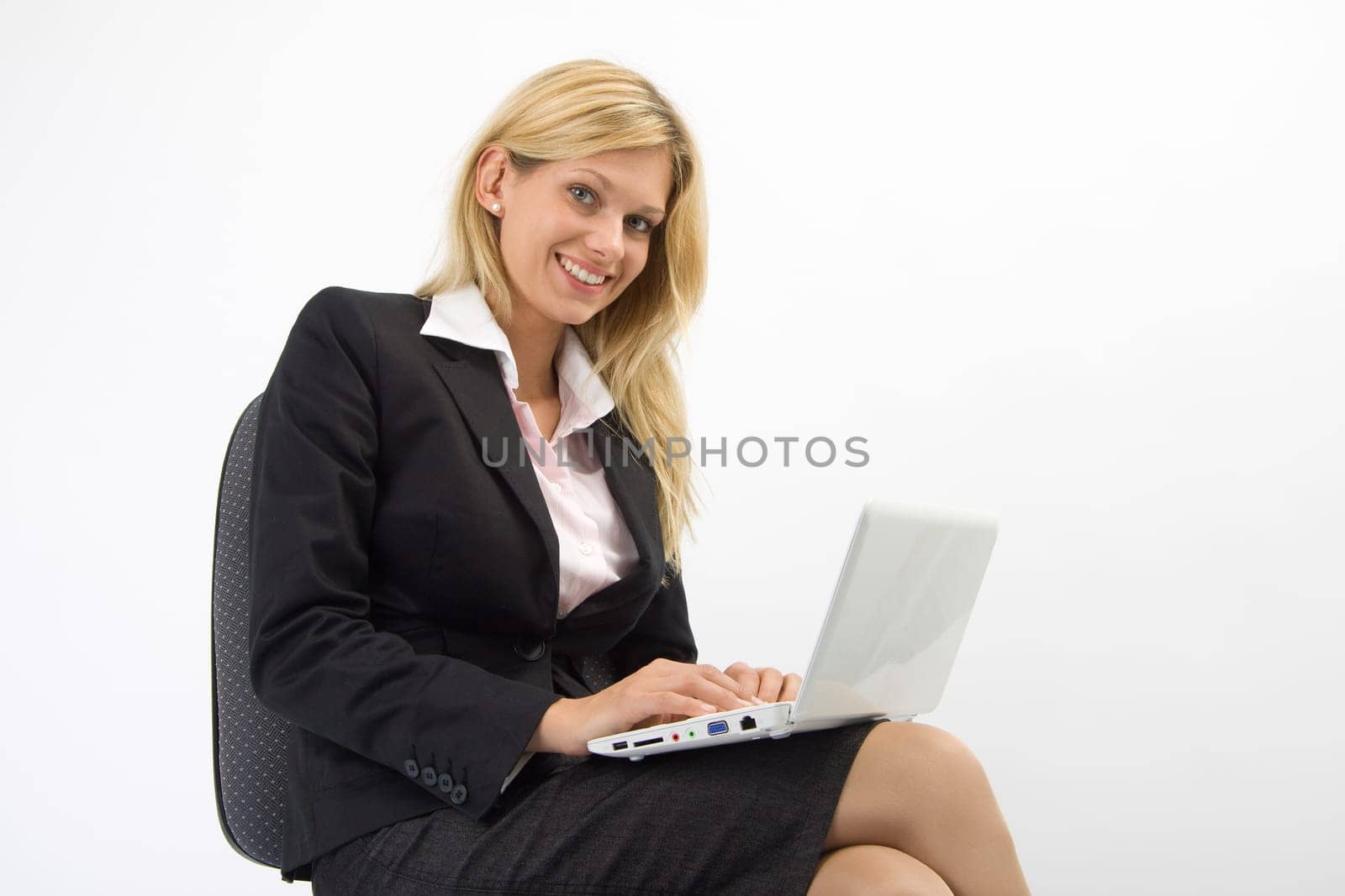Eva and Laptop