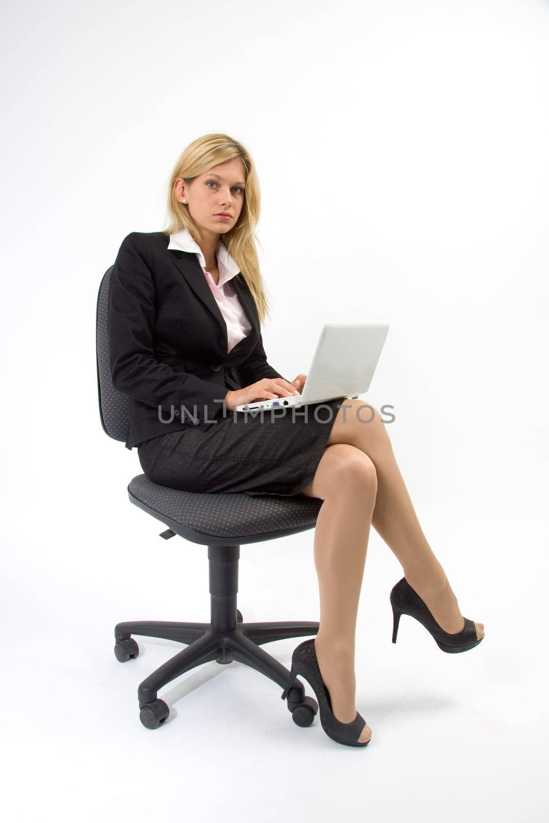 Eva with laptop