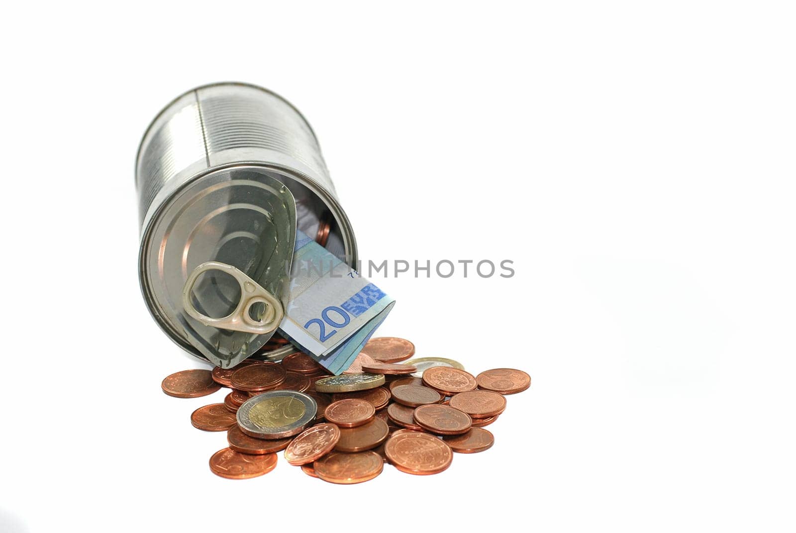 Money in a tin can
