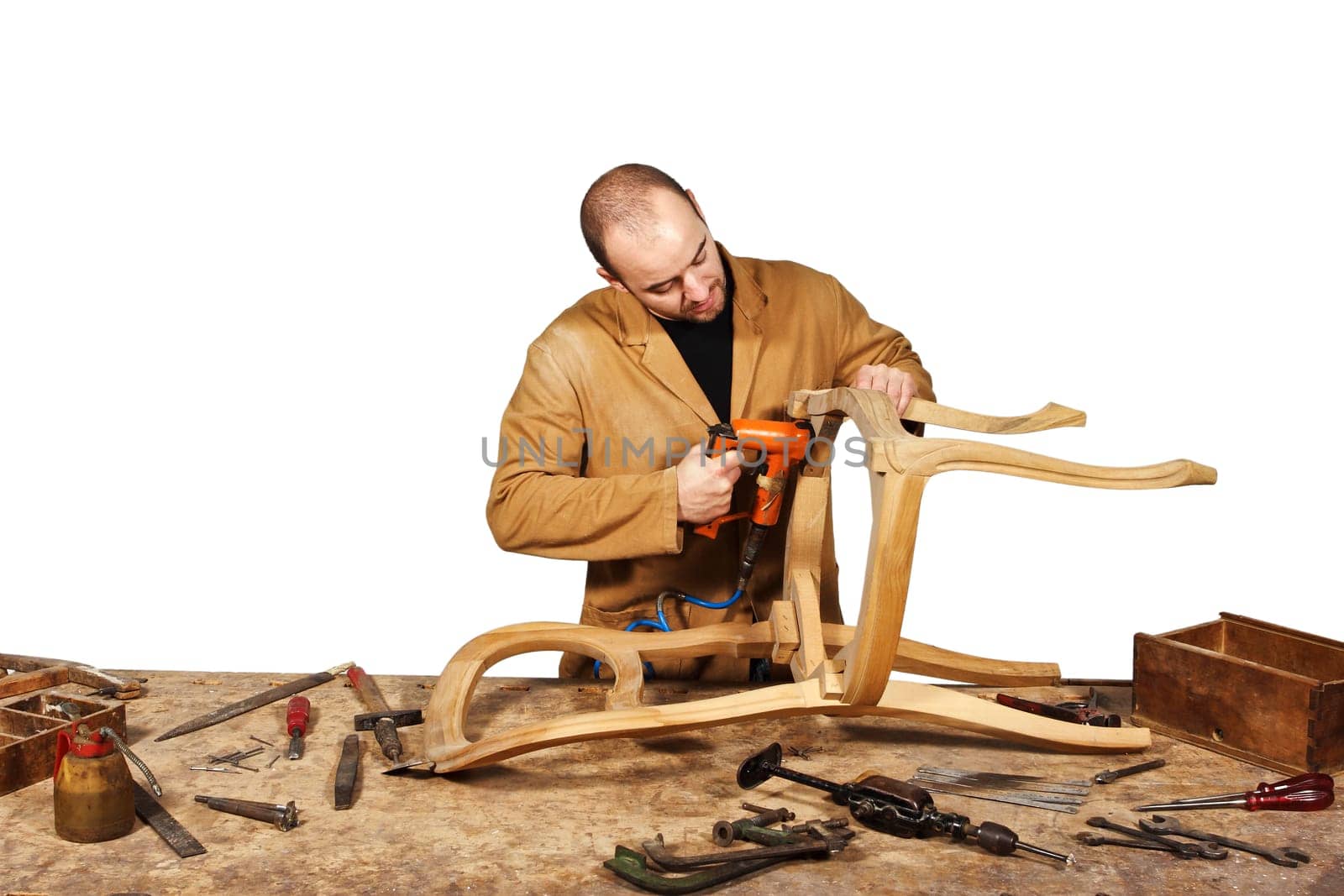 carpenter  and old tool