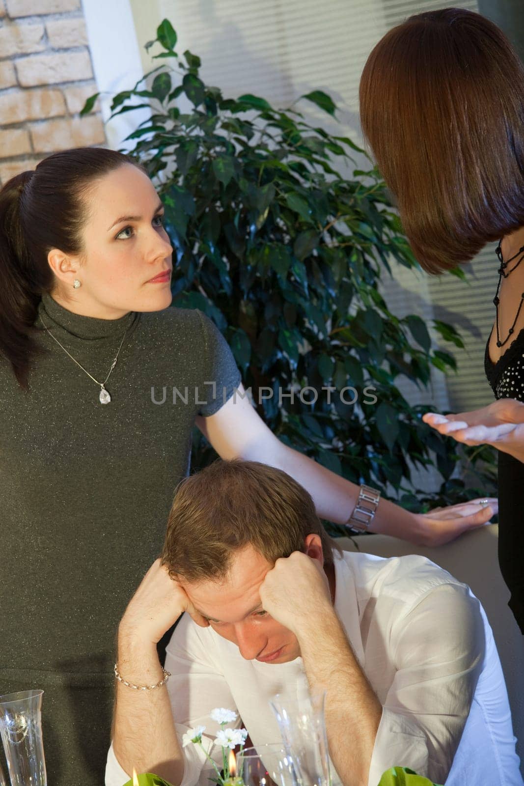 conflict between lover and wife