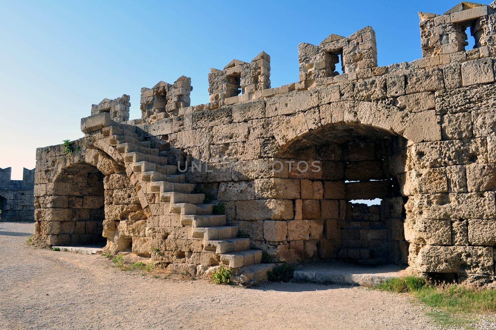 Medieval fortress of Rhodes.