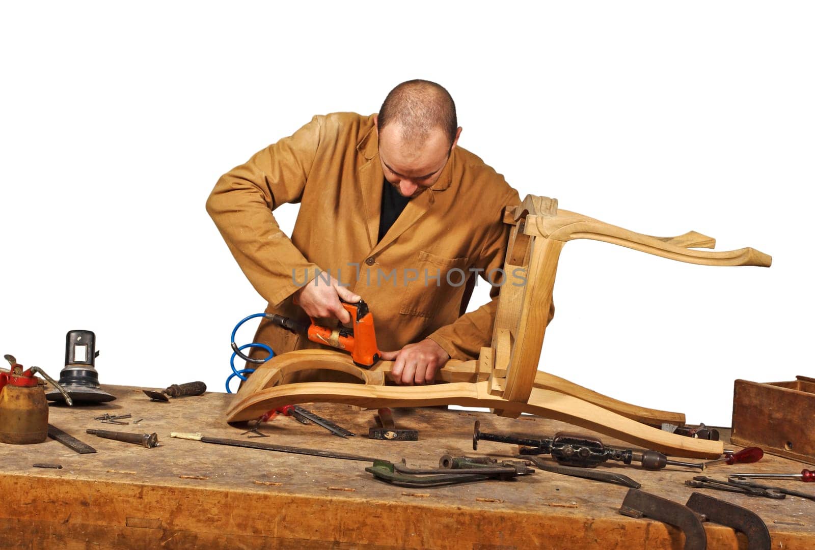 carpenter  and old tool