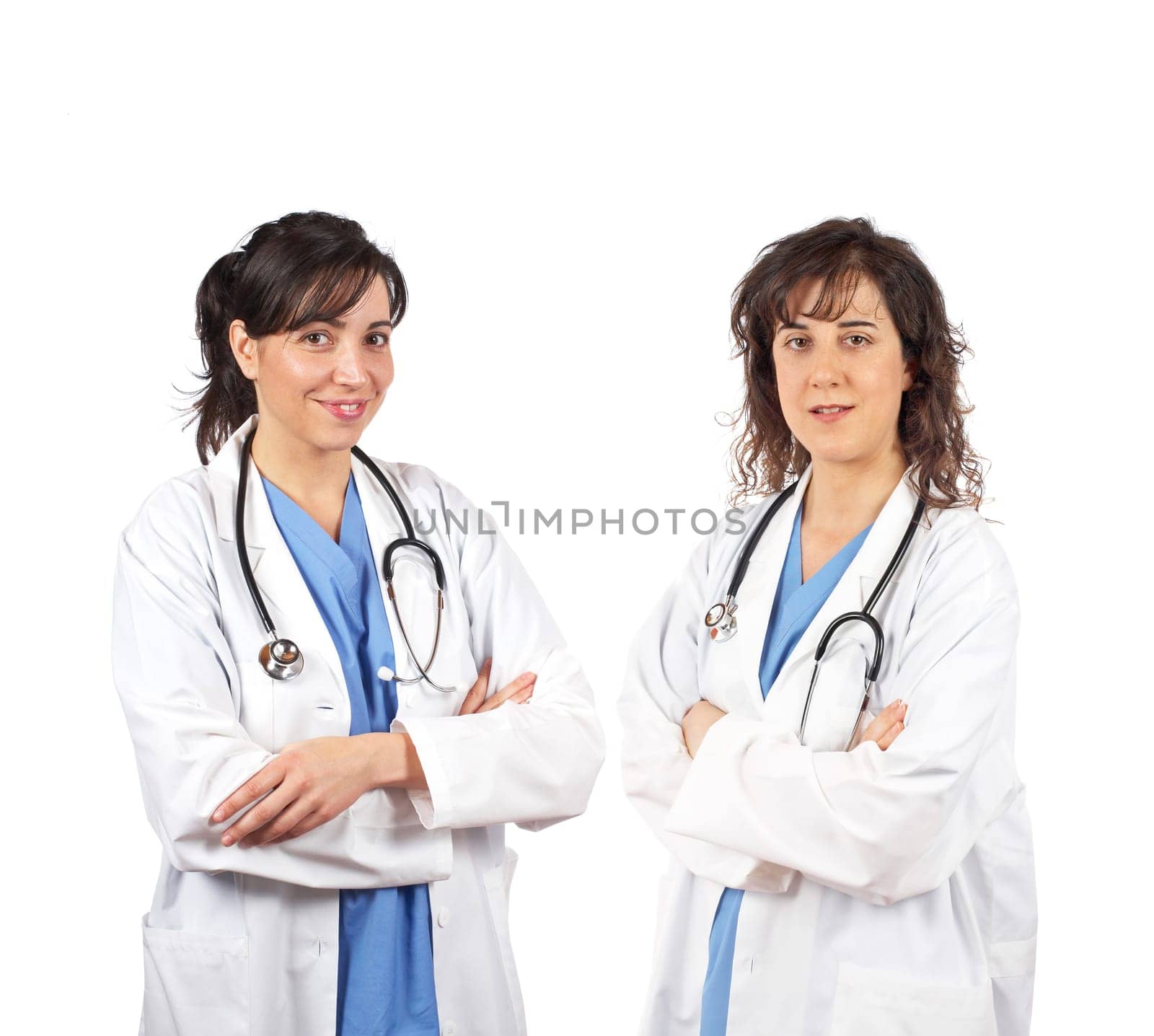Two female doctors