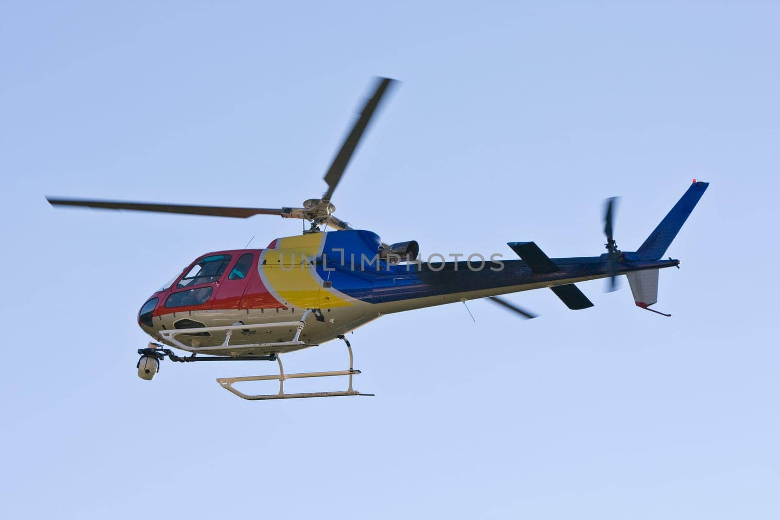 Helicopter with camera