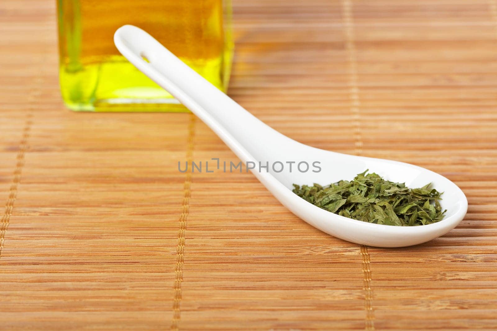 Parsley in the spoon