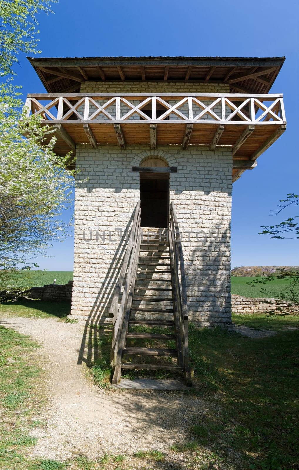 Limes watchtower near Erkertshofen