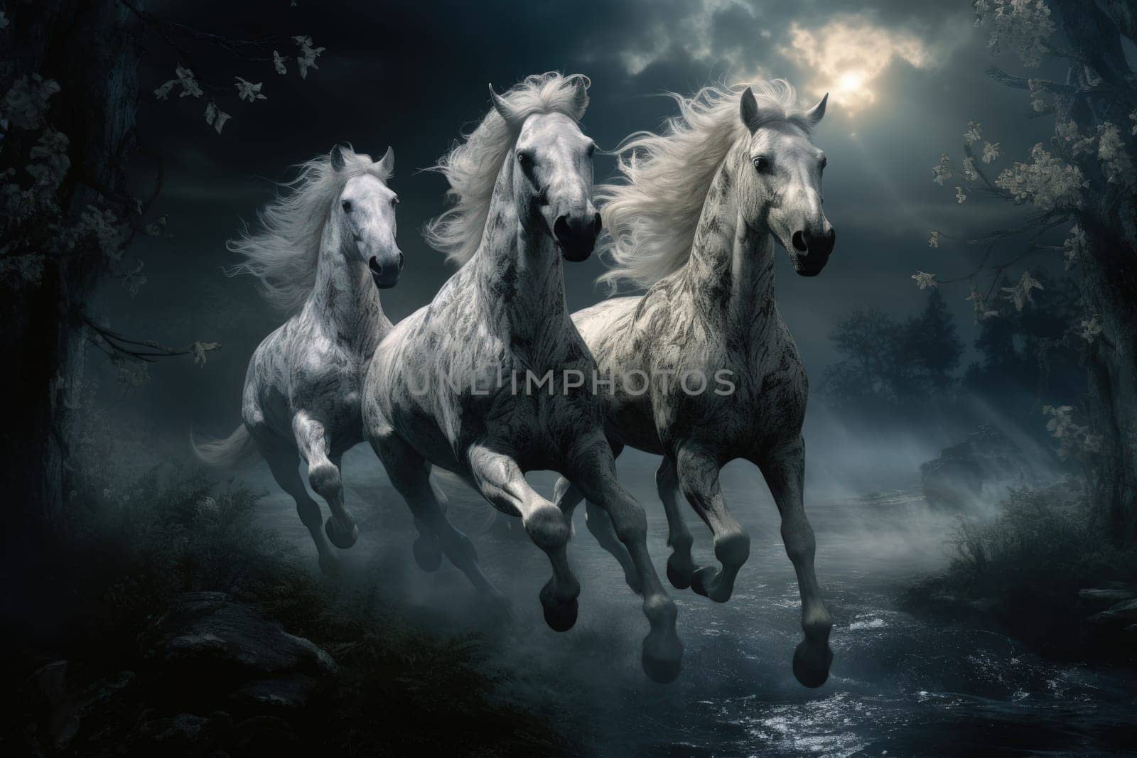 Embark on a mystical journey where elusive centaurs, with their ethereal grace, gallop through moonlit meadows.