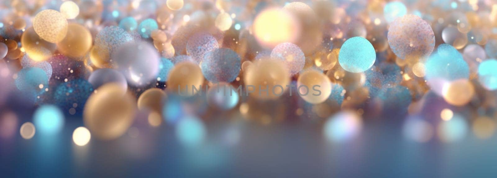 light texture background bokeh soft shiny shine bright abstract christmas pastel. Generative AI. by Vichizh