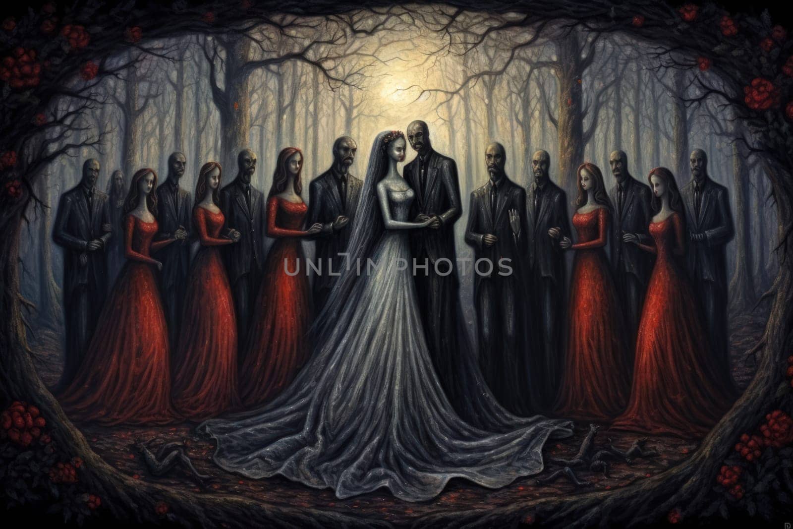Step into a world where hauntingly beautiful vampires captivate with their ethereal allure.