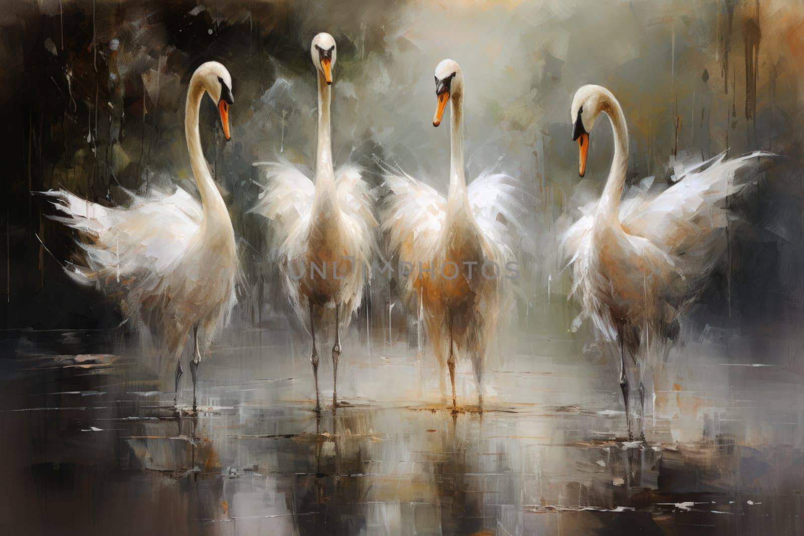 Step into a realm of enchantment and behold the mesmerizing beauty of elegant swan maidens.