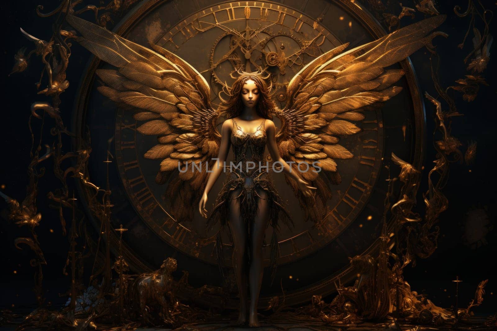 Step into a world where fantasy and mechanics intertwine, and witness the marvel of clockwork fairies.