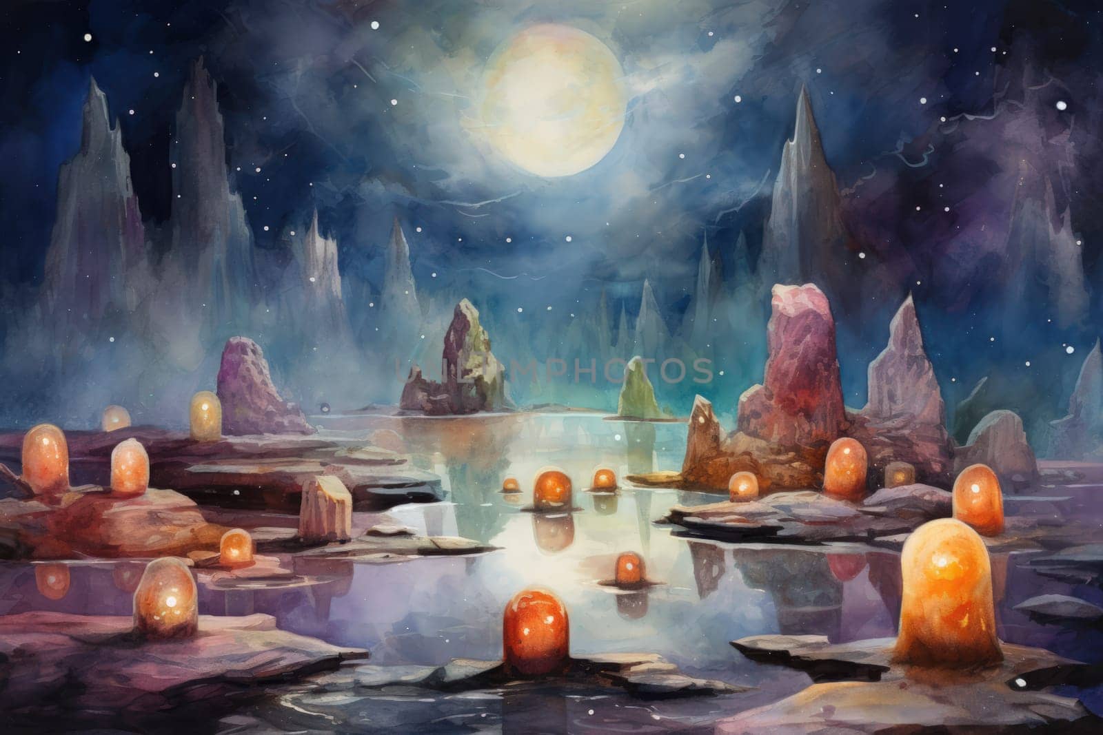 Deep within the realms of fantasy, harmonious singing stones lie, their mystical nature revealed when struck.