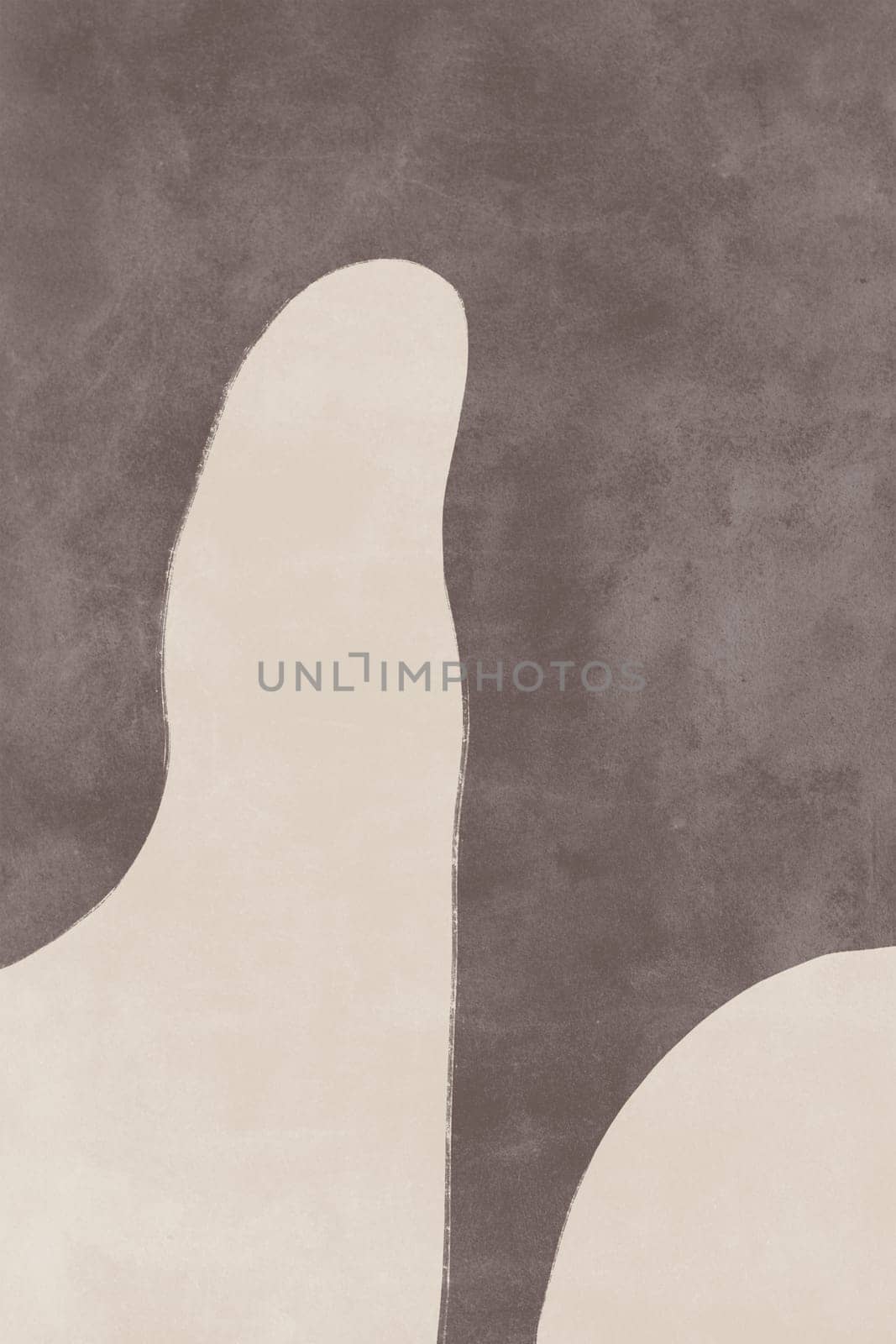 Printable wall art poster print. Hand drawn minimalism design for scandinavian interior.