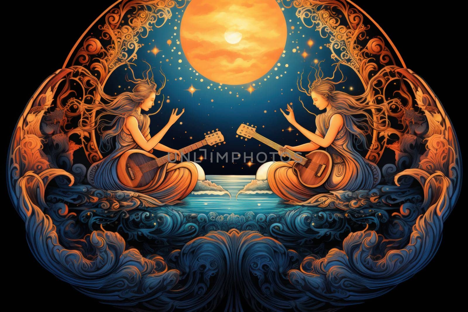 In the realm of fantasy, celestial harpists are ethereal beings whose music transcends the mortal plane and reaches the celestial realms.