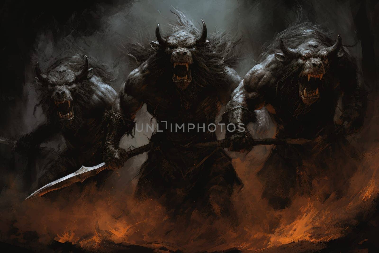 Enter a world of myth and legend where ferocious minotaurs, half-human and half-bull, reign supreme.