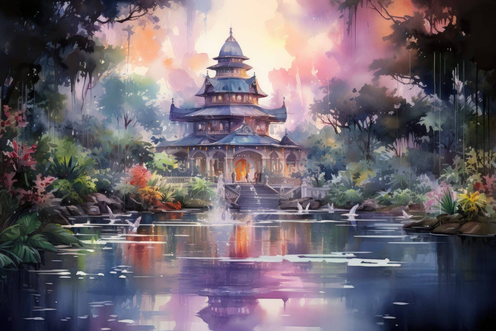In the realm of fantasy, there are mystical and enchanting song fountains that bring harmony to the world around them.