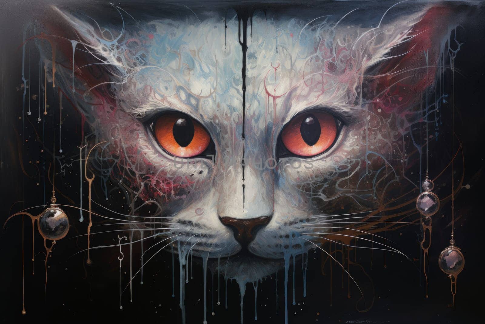 In the depths of fantasy, bewitching moonstone cats prowl. Their sleek forms, adorned with luminescent moonstone markings, captivate all who dare to meet their gaze.