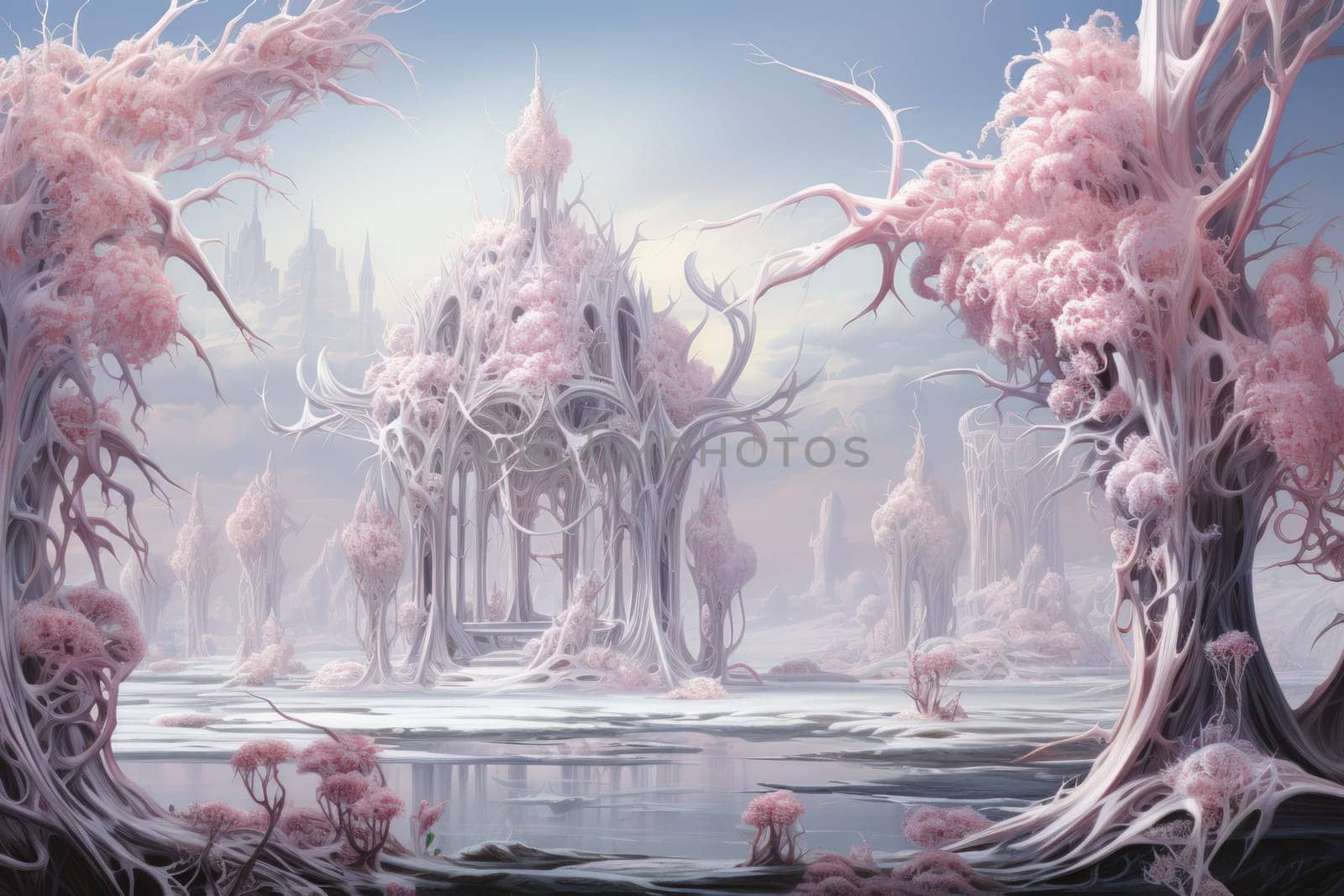 Immerse yourself in the enchanting world of fantasy and witness the elegance of the frost faeries.