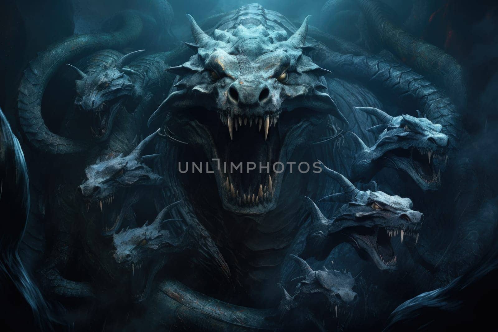 Immerse yourself in the depths of the fantastical with this captivating illustration by a professional visual artist.