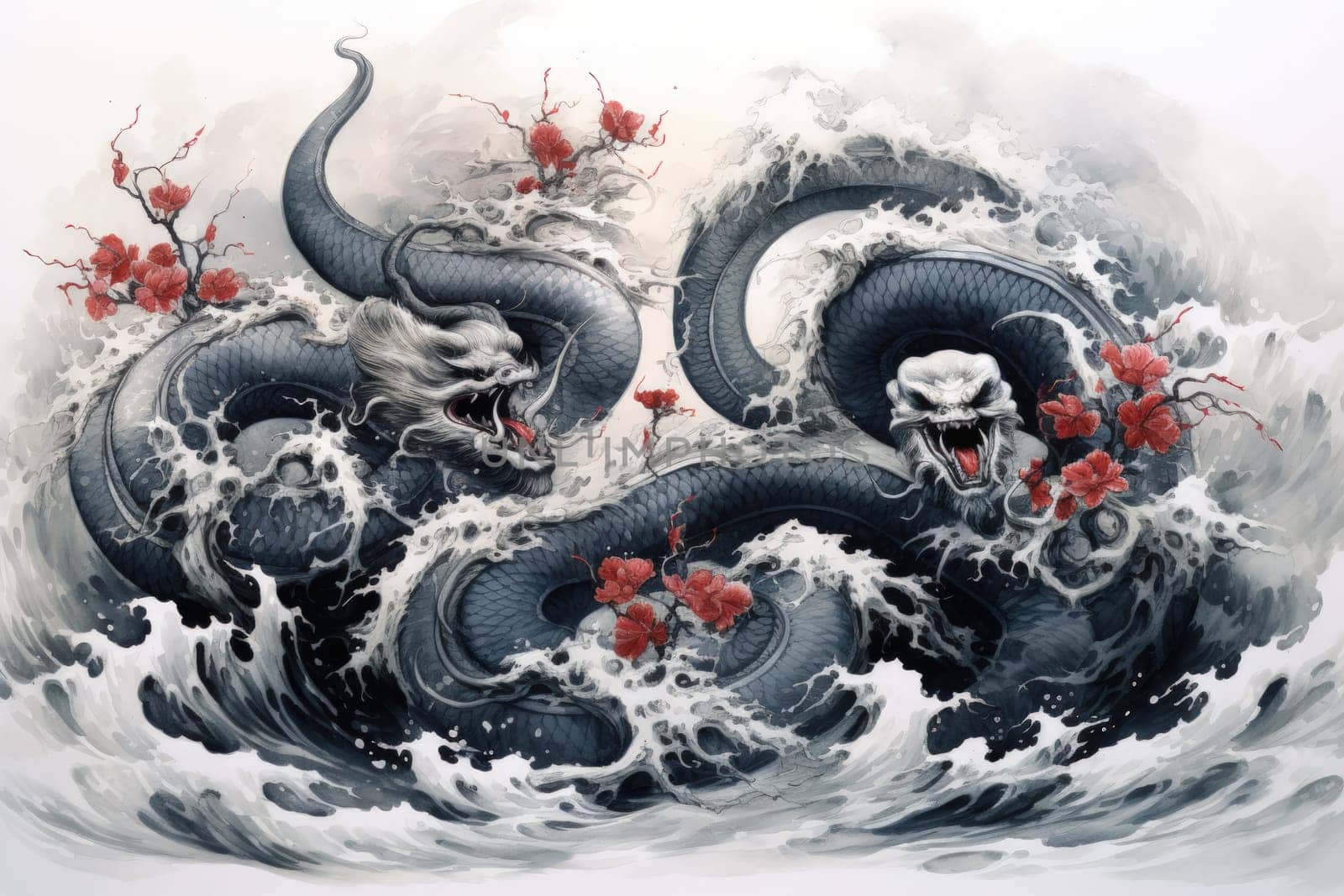 Immerse yourself in the depths of the fantastical with this captivating illustration by a professional visual artist.