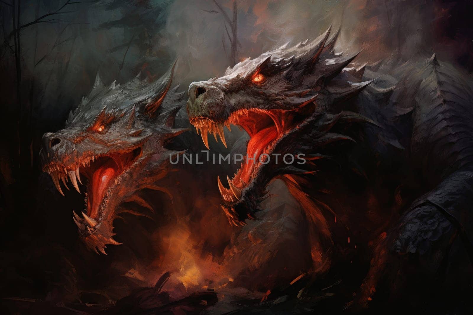 Enter the realm of fantasy and behold the mighty fire-breathing drakes, smaller yet equally formidable relatives of dragons.