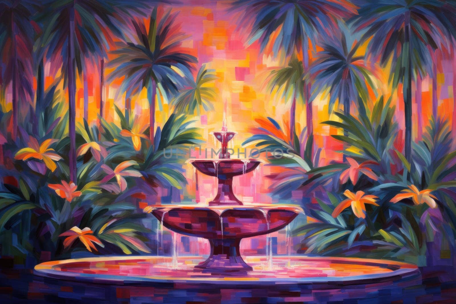 In the realm of fantasy, there are mystical and enchanting song fountains that bring harmony to the world around them.