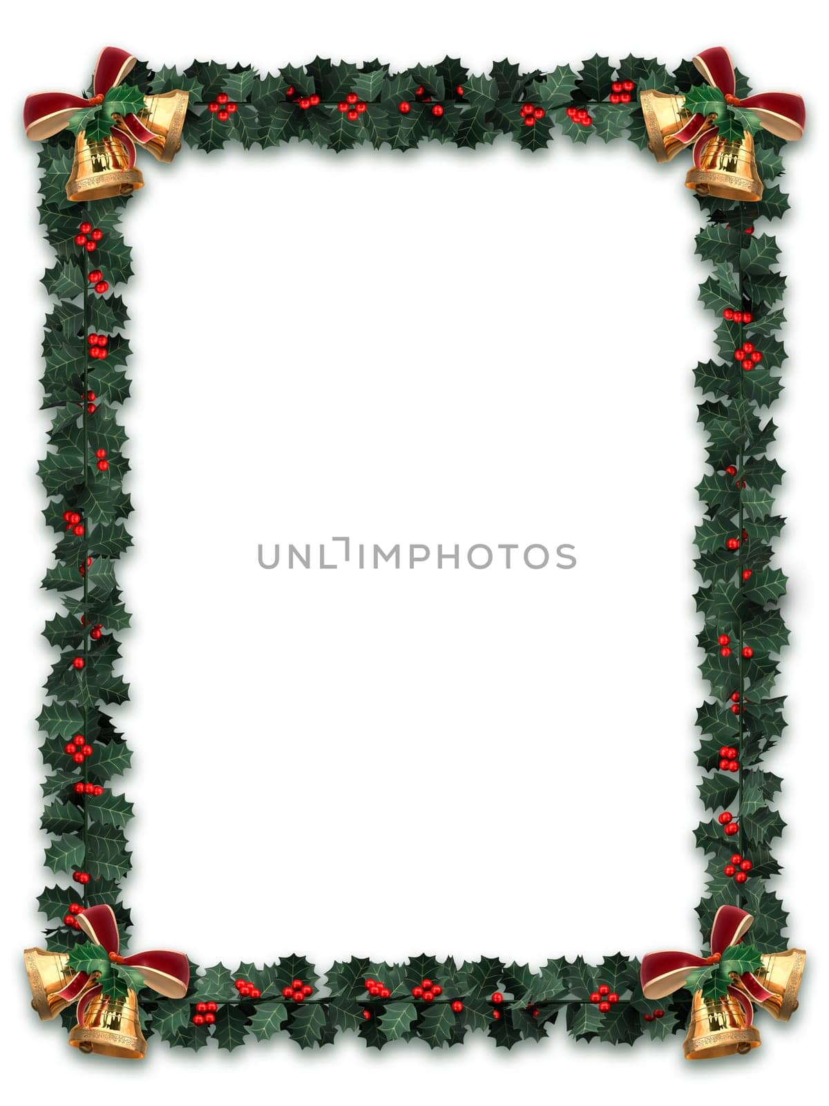Holly Garland Border