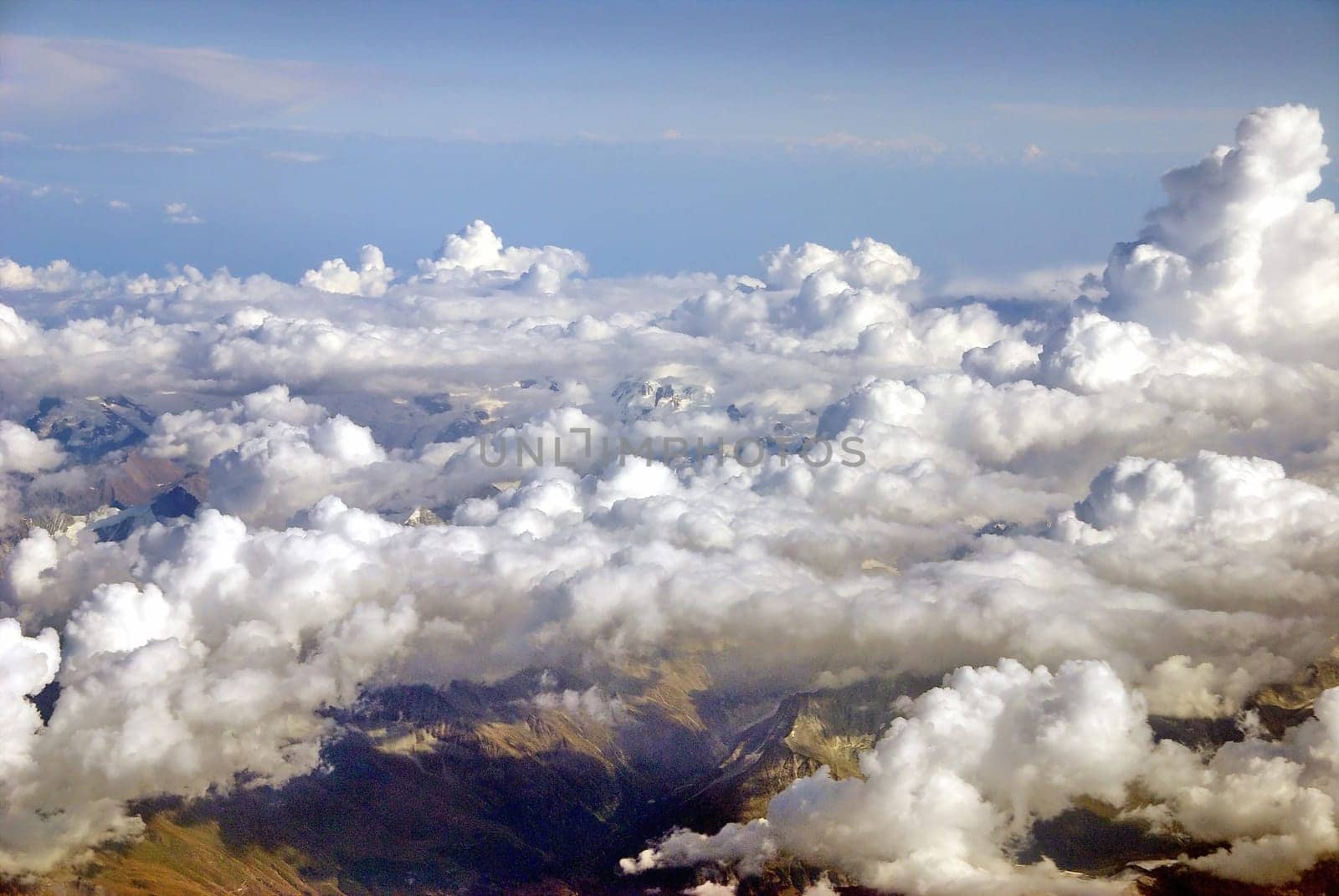 Cloud layer from above