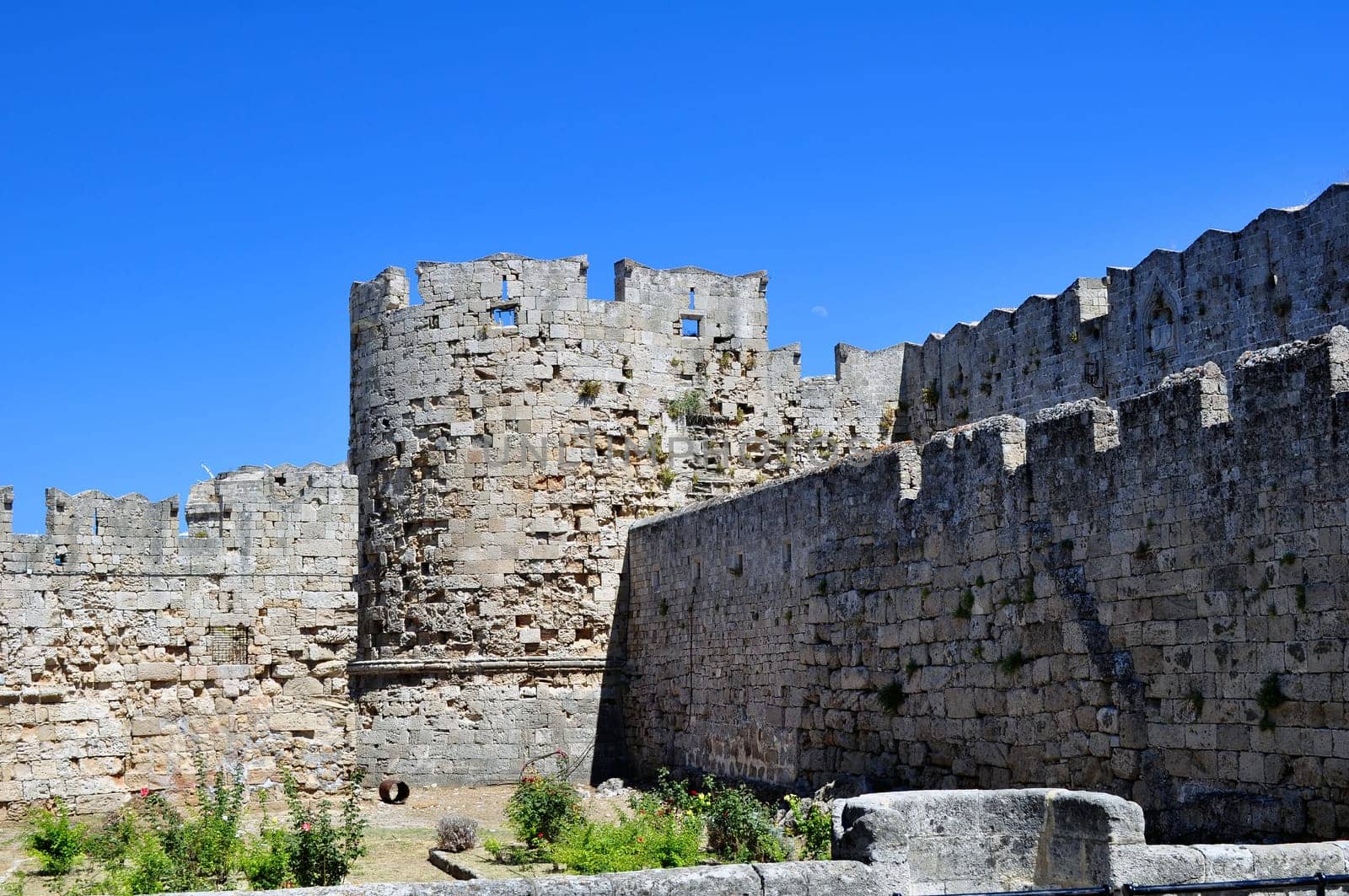 Medieval fortress of Rhodes.
