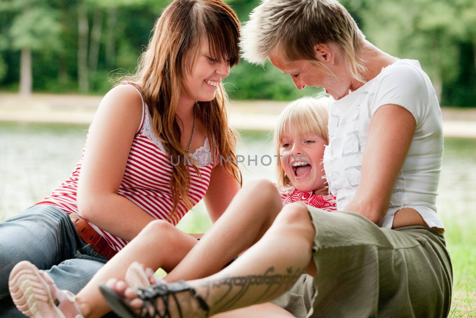 Playing with the littlest girl