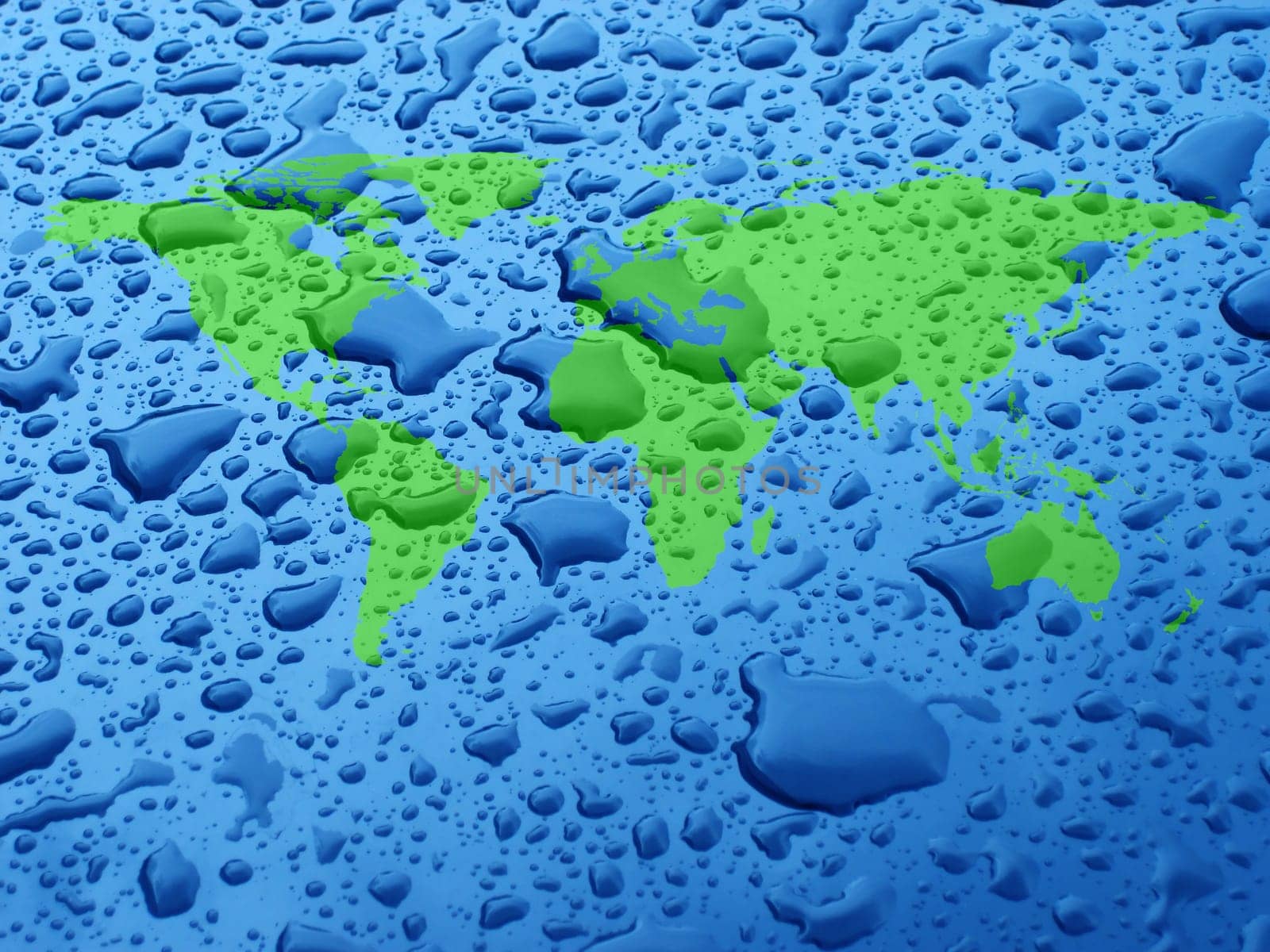 close up shot of water droplets with wor