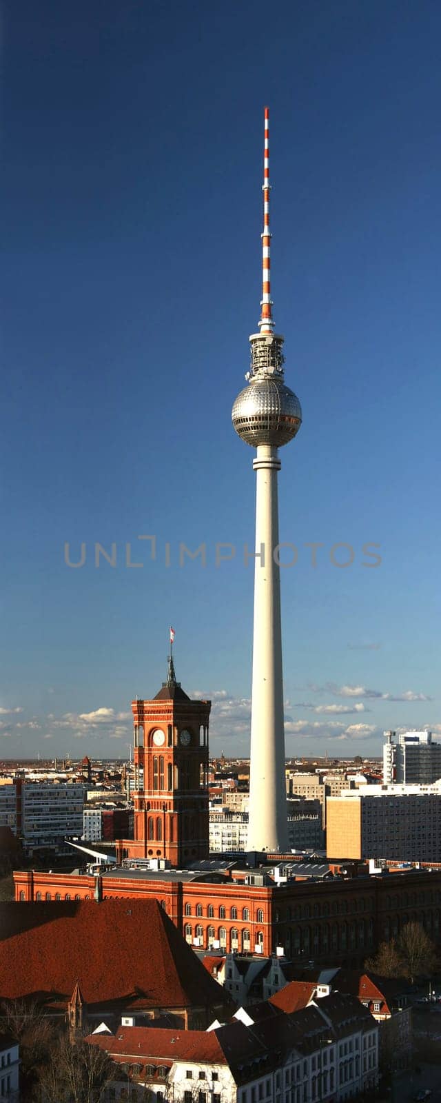 Berlin TV Tower and Red City Hall