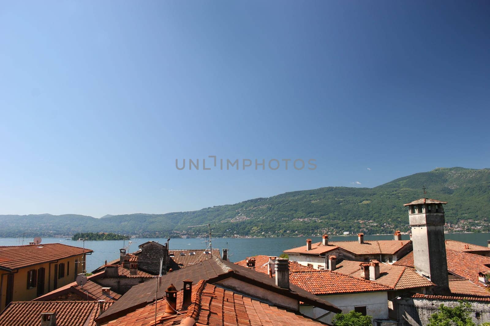 Verbania on Lake Maggiore in Italy