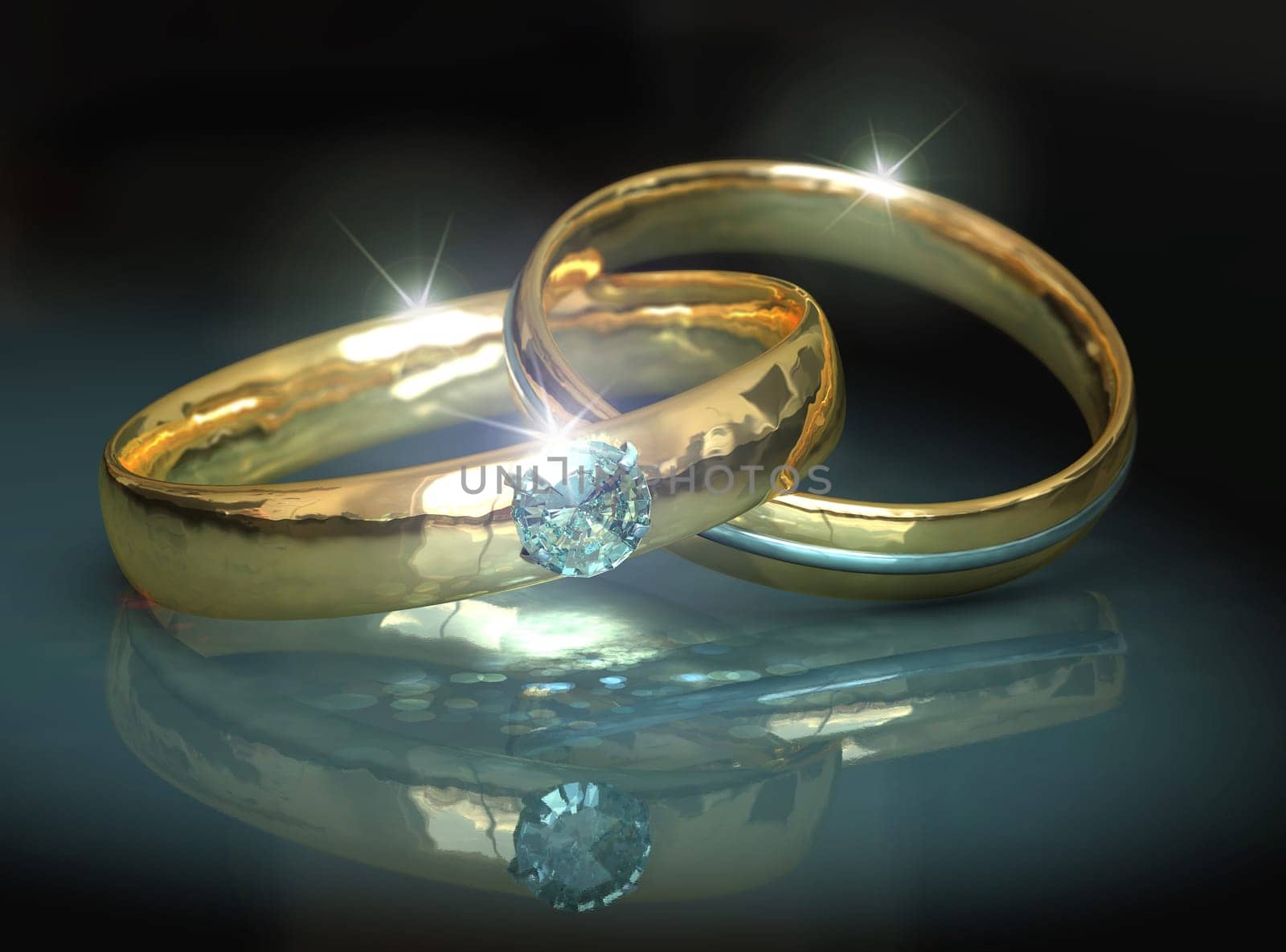 united wedding rings