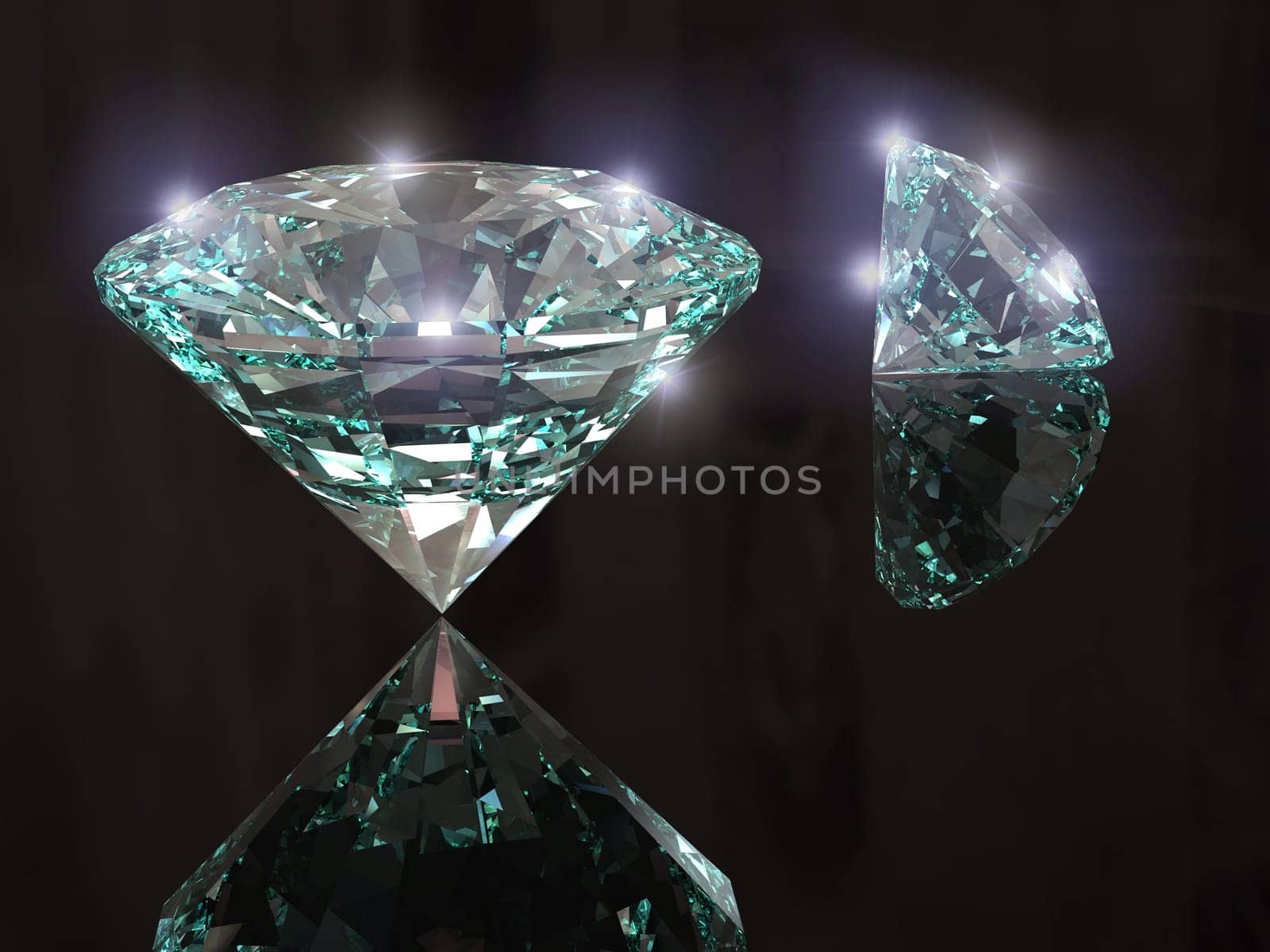 Sparkling diamonds
