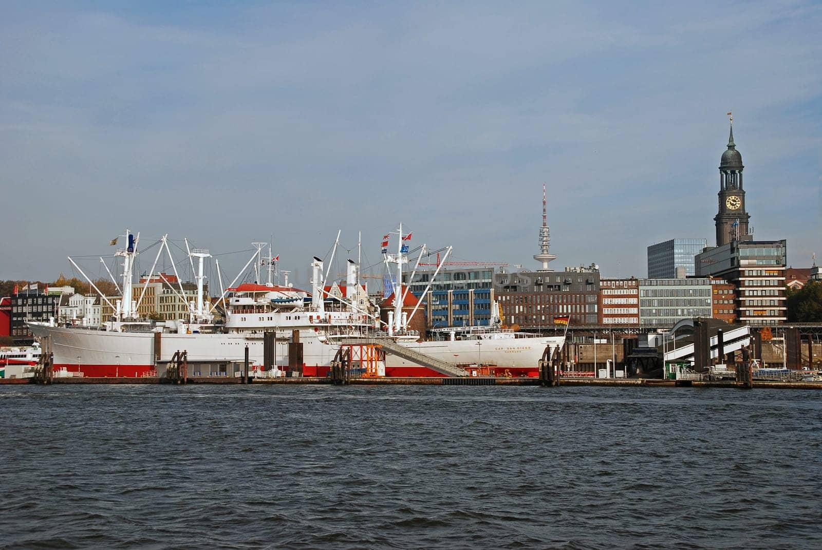 Cap San Diego off Hamburg